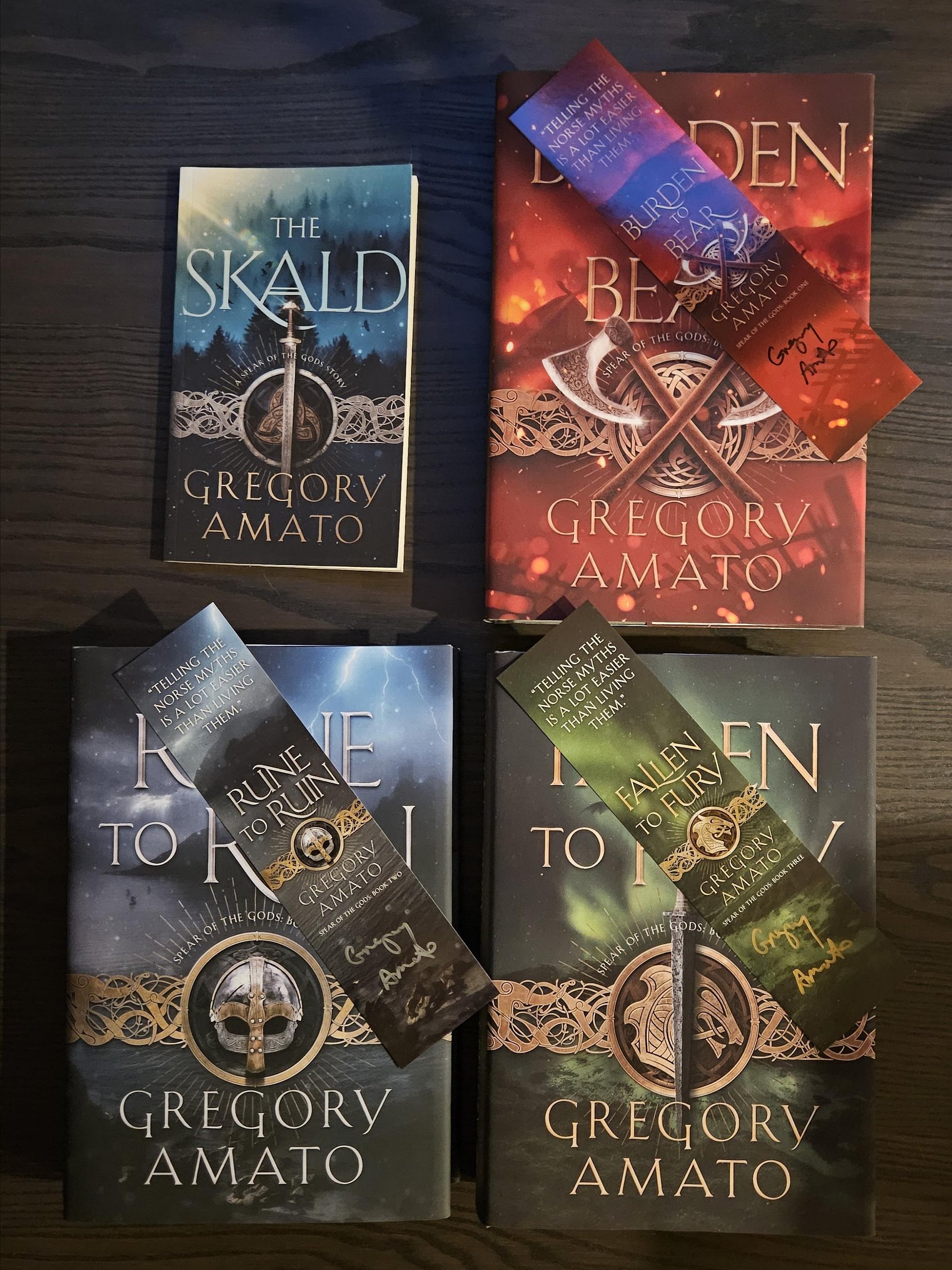 Spear of the Gods, books 1-3 (signed hardbacks) product image (1)