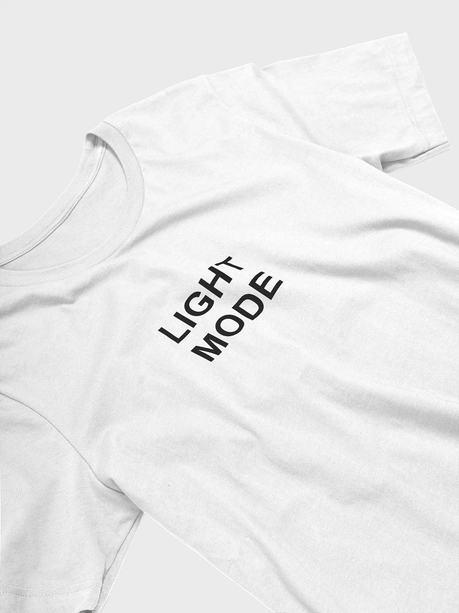 LIGHT MODE printed T-shirt product image (3)