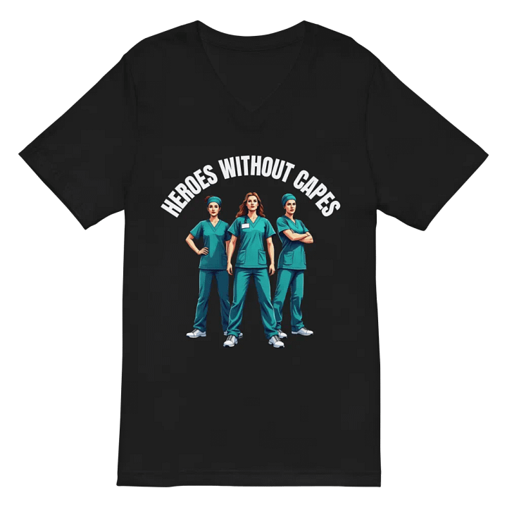 Heroes Without Capes V-Neck Tee product image (2)