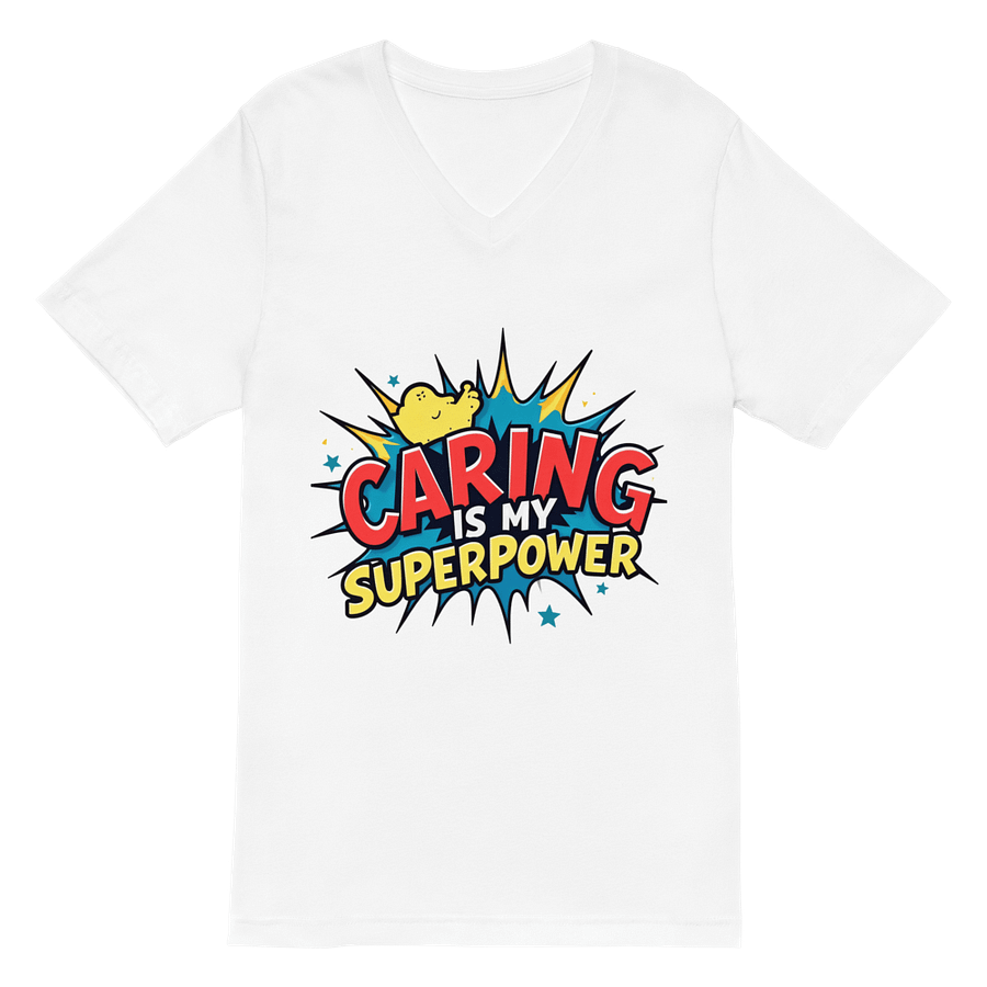 Superpower Caring V-Neck Tee product image (2)