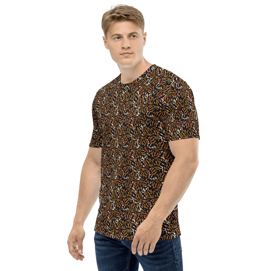 Tiger Flower | Crew Neck T-Shirt product image (3)