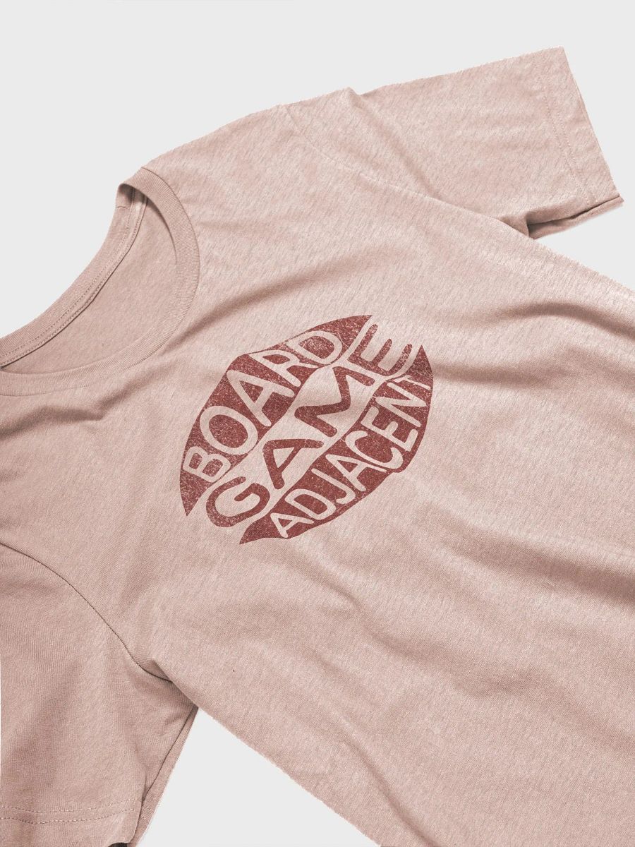 Grunge Board Game Shirt, Nerdy T-shirt for Board Gamers, Pink, Board Game Adjacent product image (4)