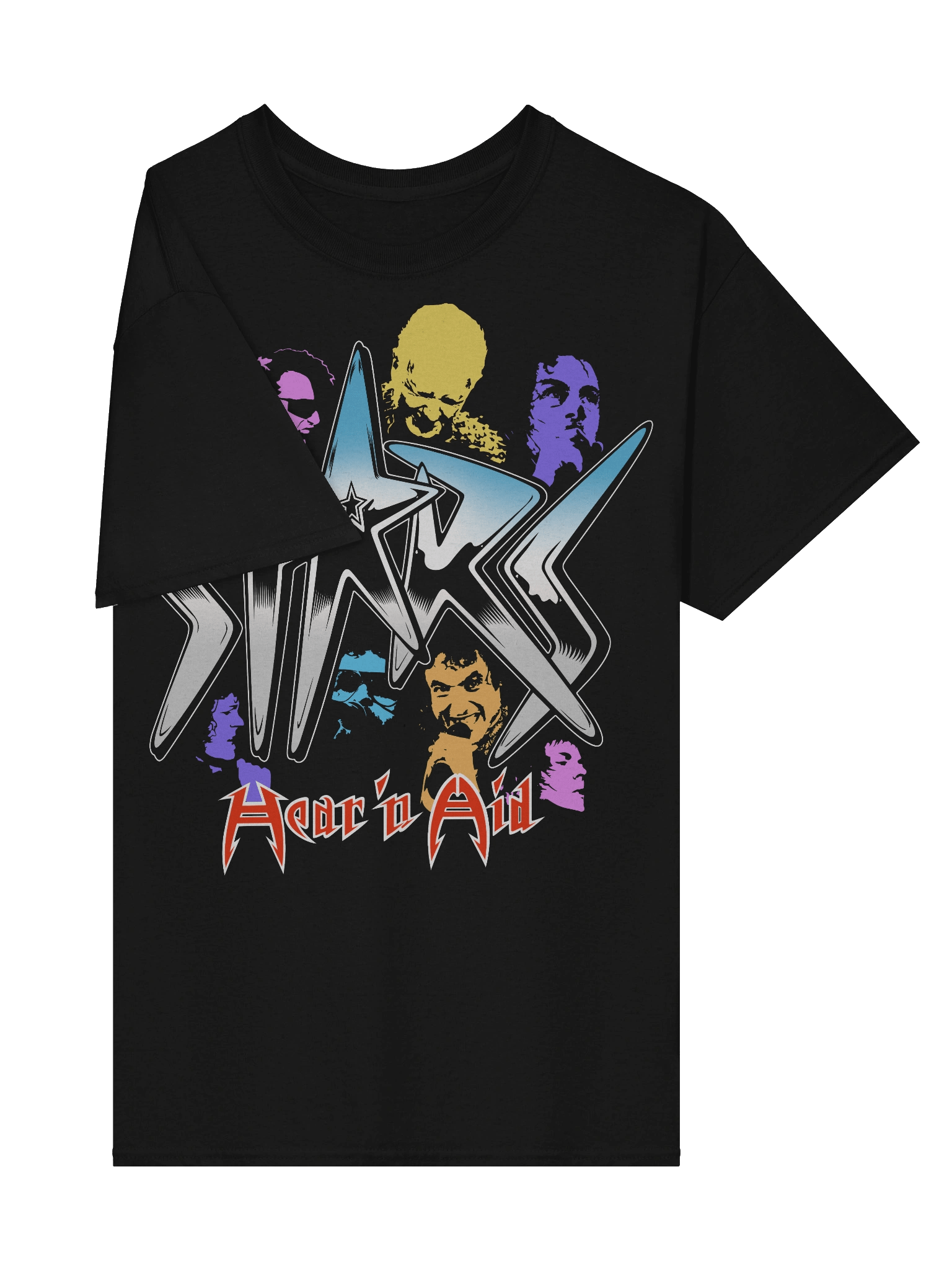 Stars Hear 'N Aid 40 Years Heavy Metal T-Shirt product image (4)