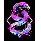 Retro Snake Art