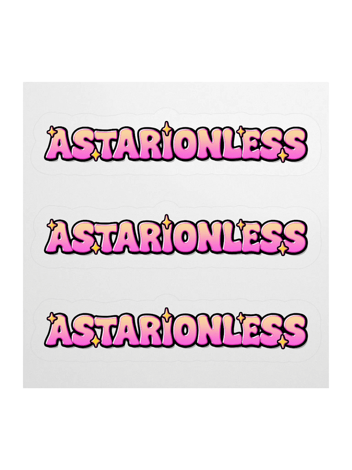 Human1 x Astarionless || Kiss Cut Stickers product image (1)