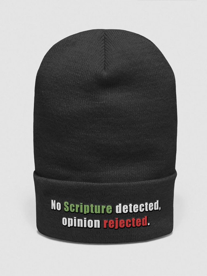 No Scripture Detected Beanie product image (6)