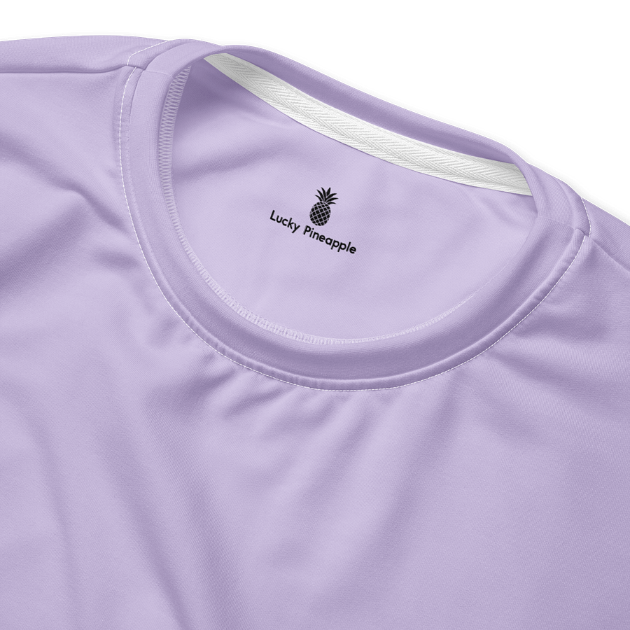 Soft Lilac Purple Solid Color Eco Friendly Unisex Sweatshirt product image (4)