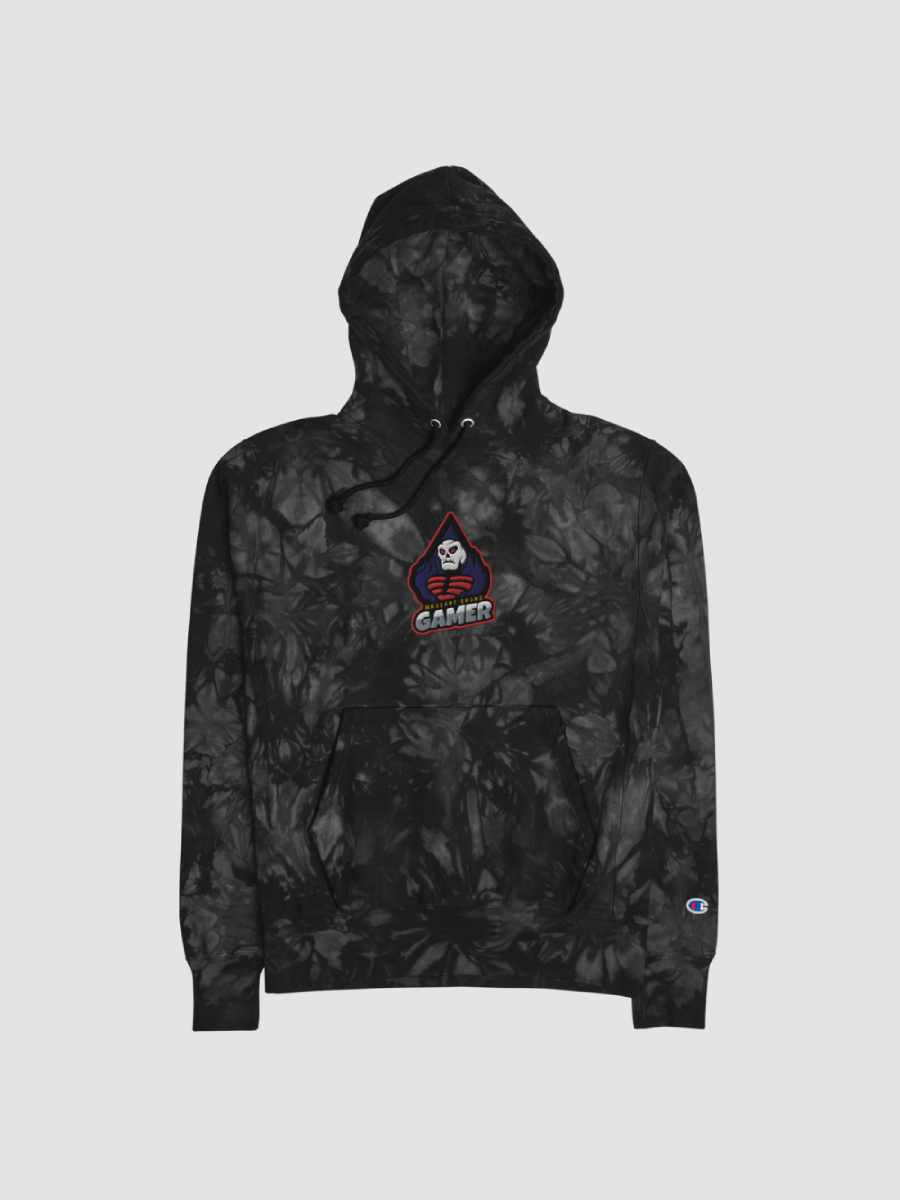 Gamer At Heart Champion Tie Dye Hoodie Champion Brand product image (1)