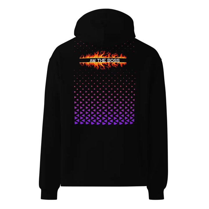 Glitch Flame Unisex Oversized Hoodie product image (1)