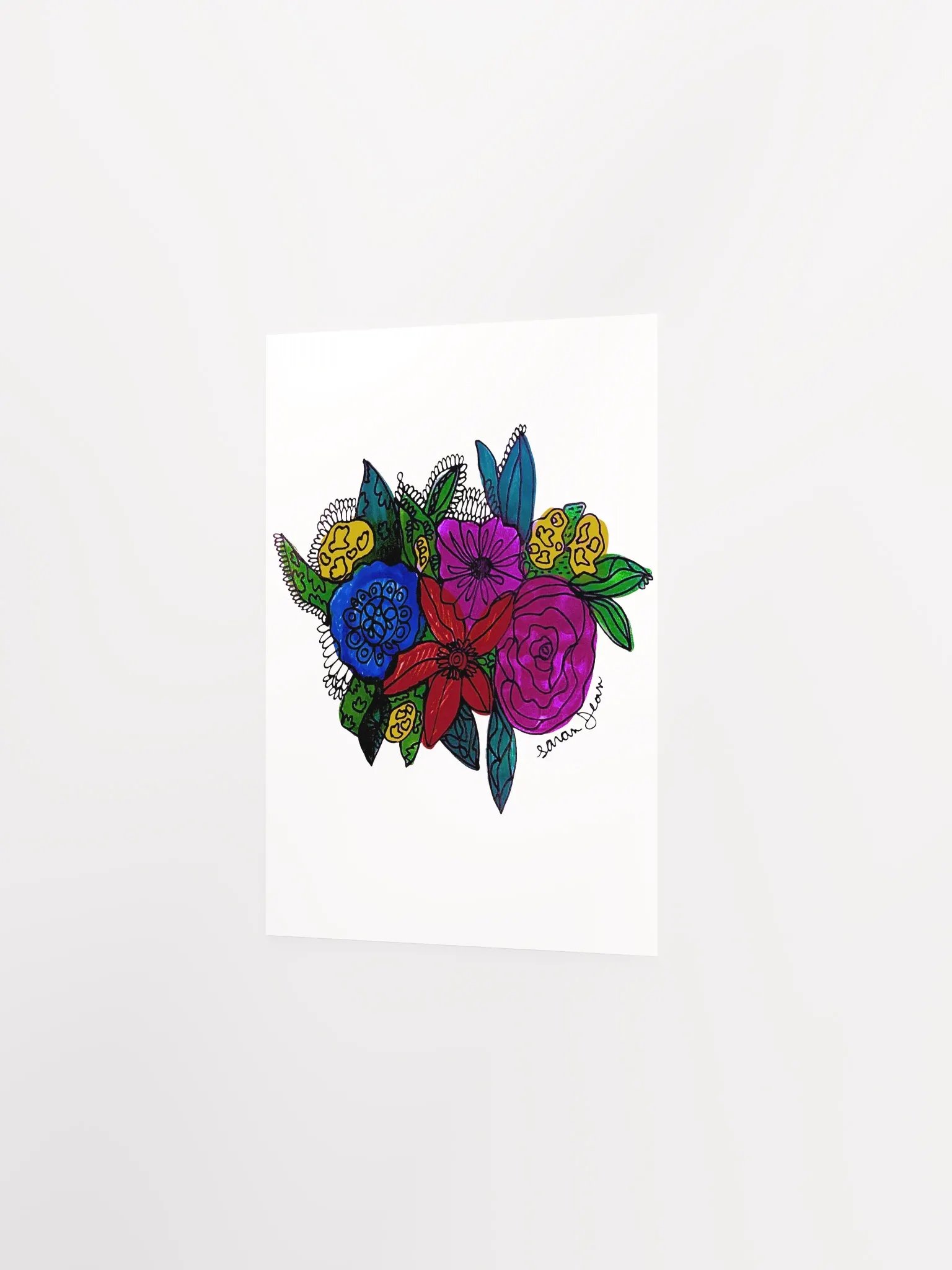 Okay Bouquet matte poster product image (1)