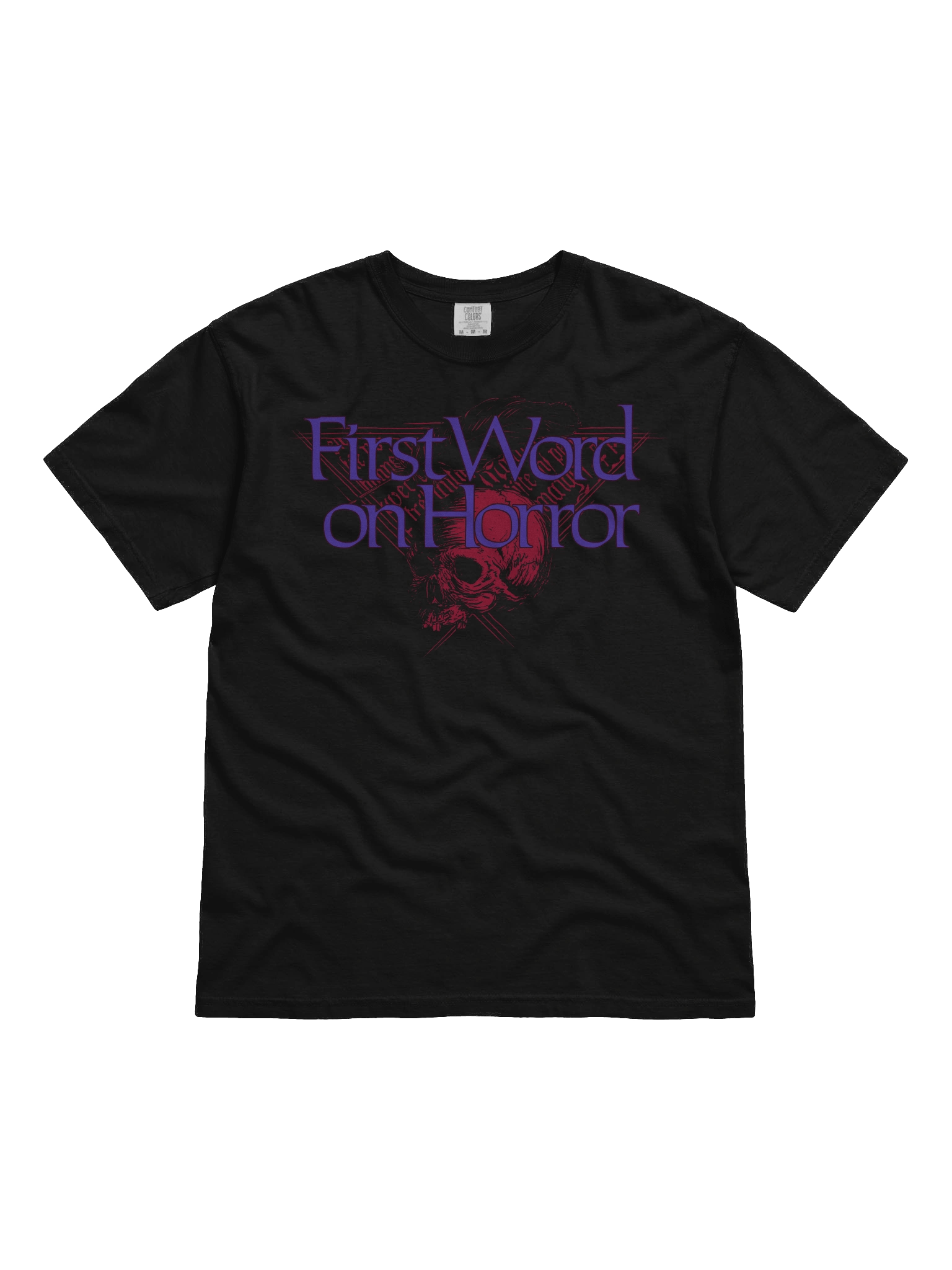 First Word On Horror Logo Tee - Purple product image (1)