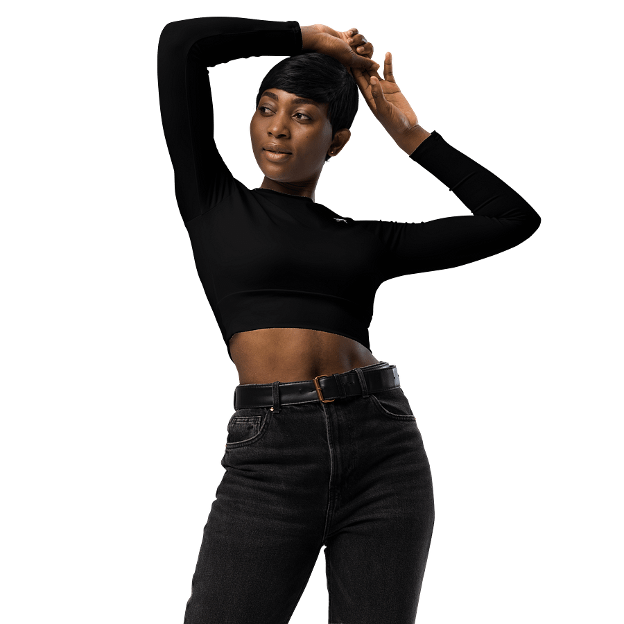 Stylized Rose Recycled Crop Top product image (3)