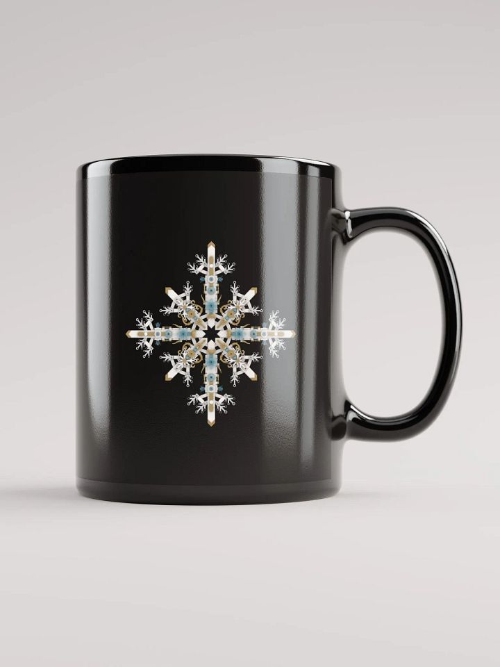 Christmas - Brick Snowflake - Black Mug product image (1)
