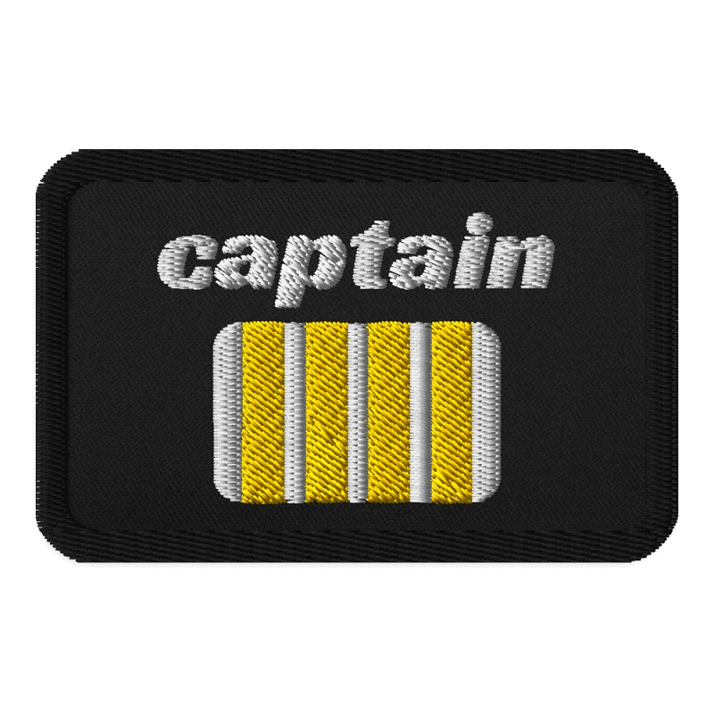 Captain (Flight Crew) - Embroidered Patch