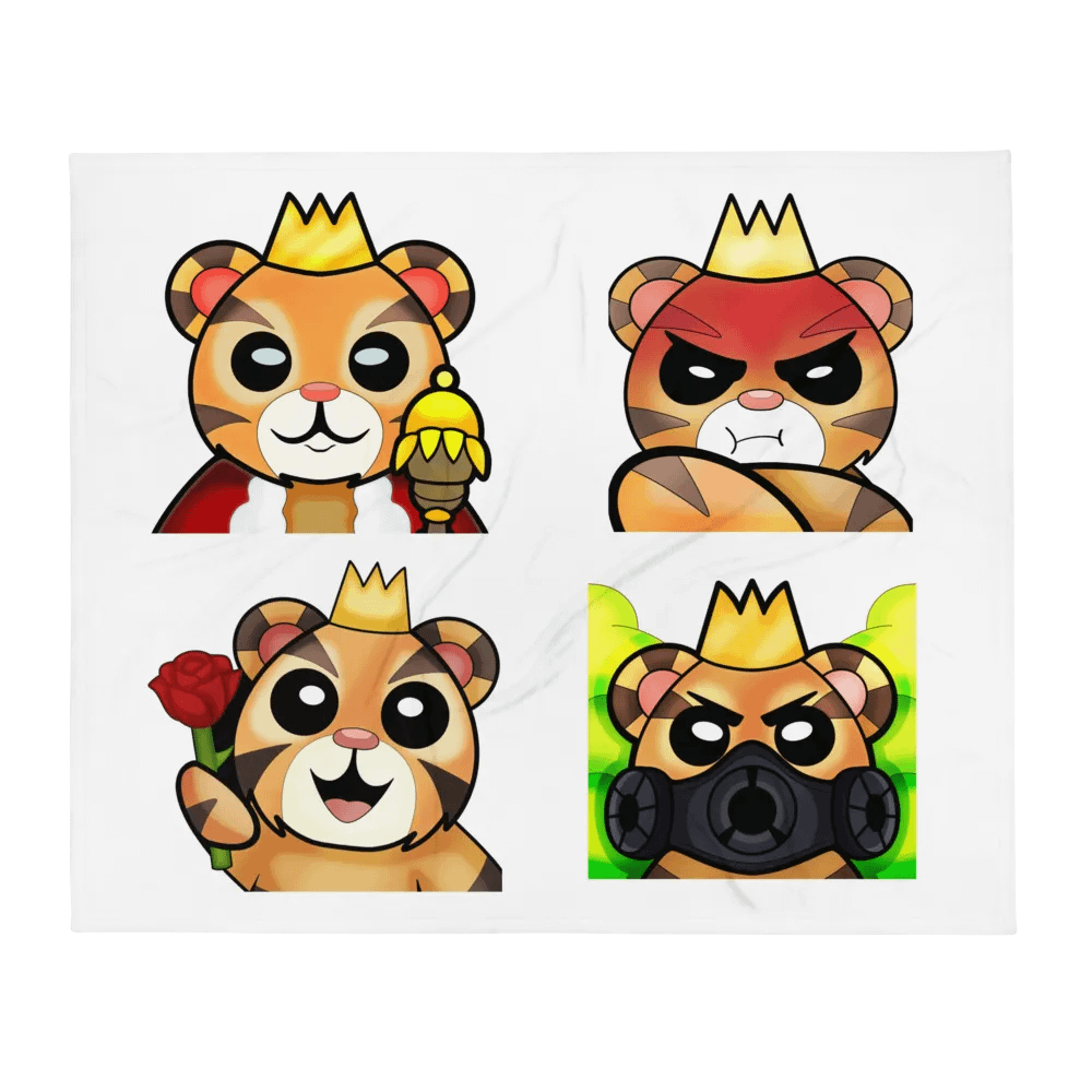 TheMafiaQueen Royal Tigers Fuzzy Throw Blanket product image (1)