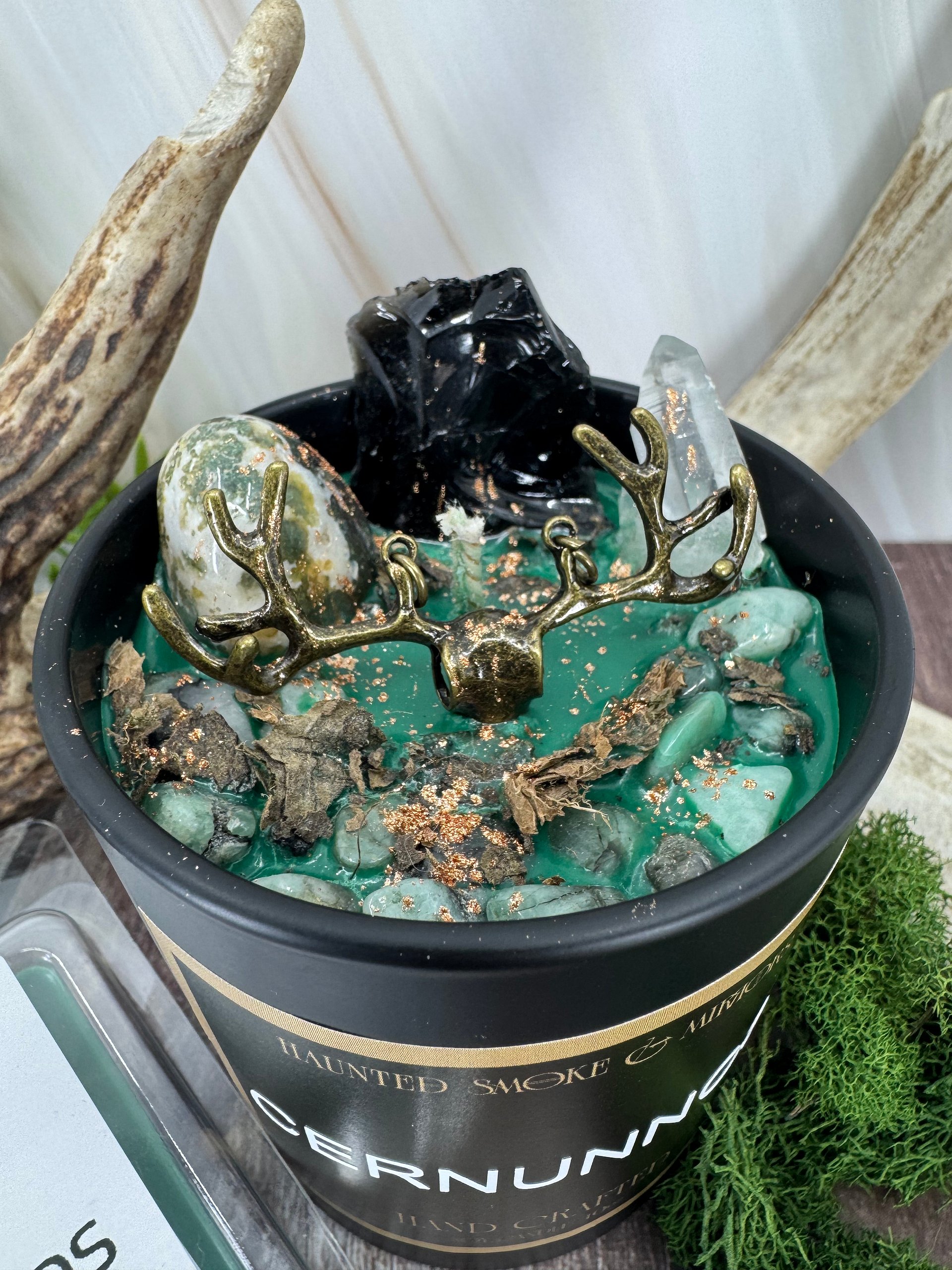 Cernunnos Crystal Deity Candle product image (3)