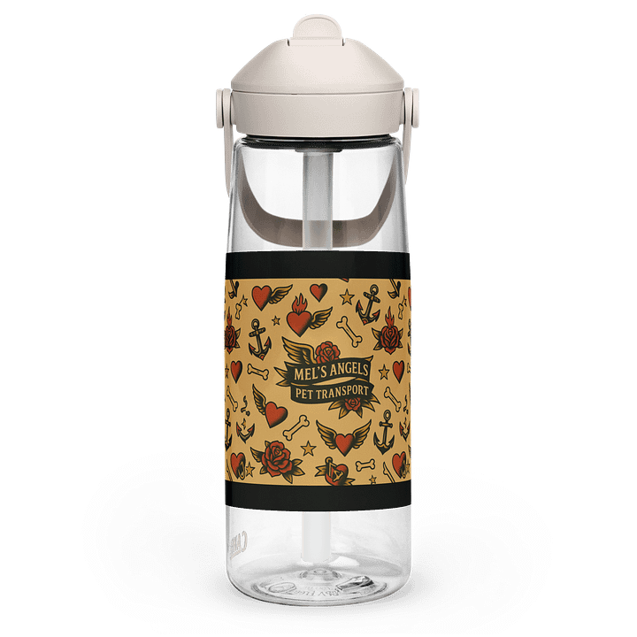 Mel’s Angels Pit Stop Tattoo Style CamelBak Water Bottle – Vintage Rockabilly Travel Gear product image (2)