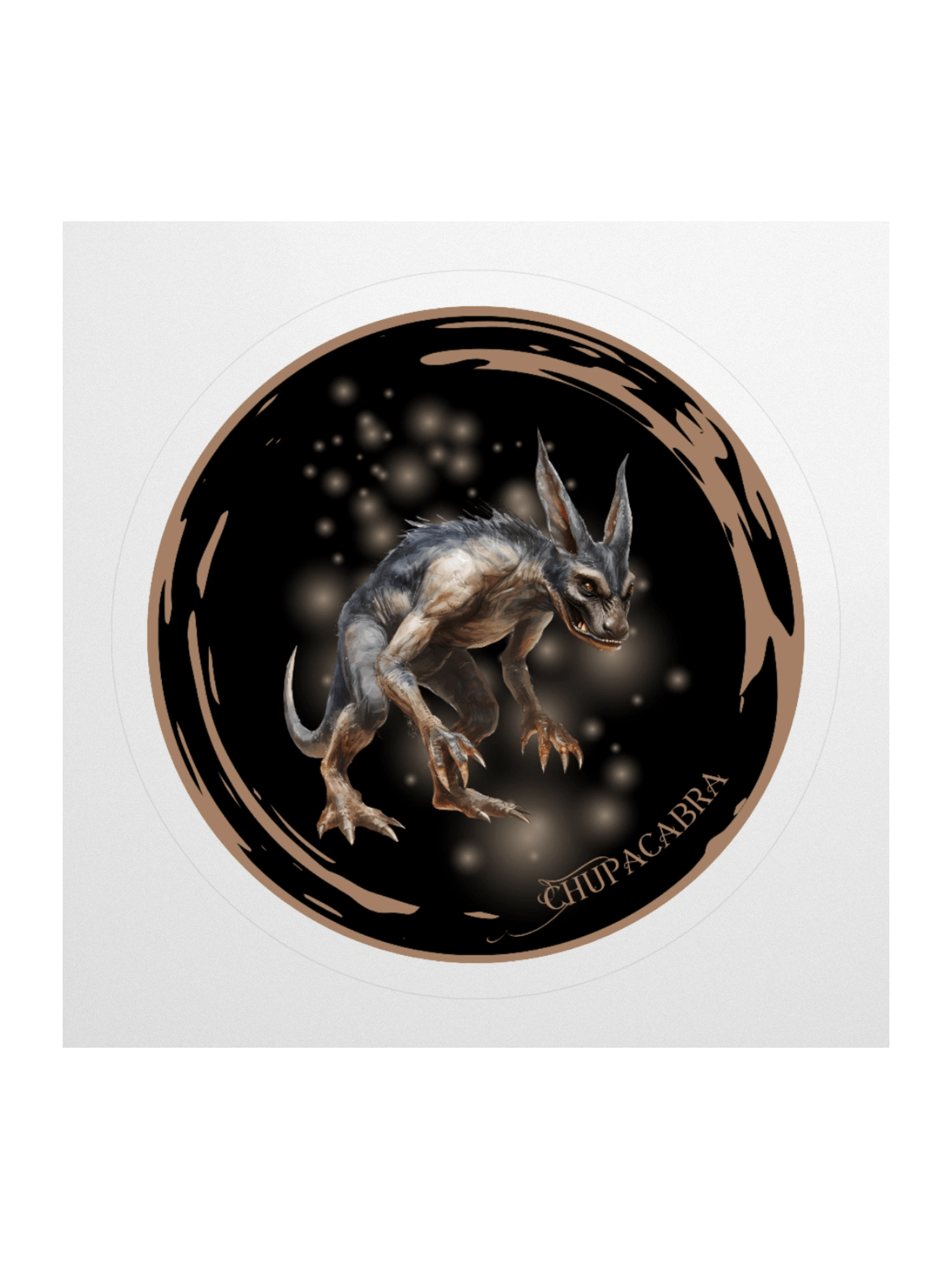 Mystical Chupacabra Kiss Cut Stickers product image (1)