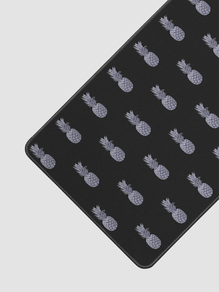 Monochrome Pineapple Desk Mat Black product image (1)