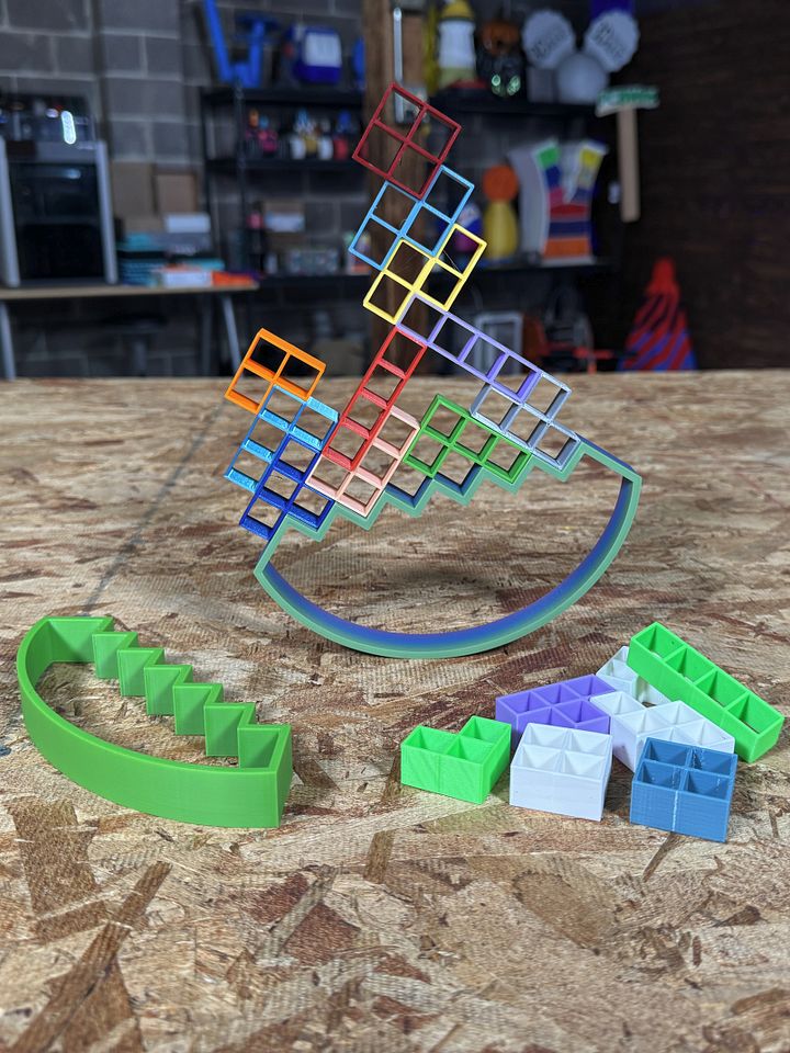 Topple Tetris Balance Game! product image (1)