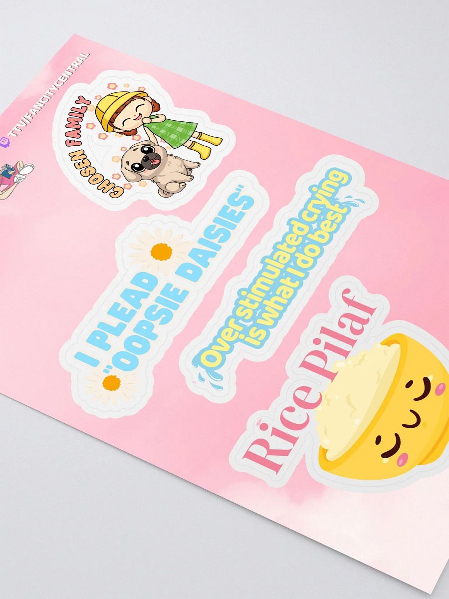 Fancity Central Spring 2025 Sticker Sheet product image (2)