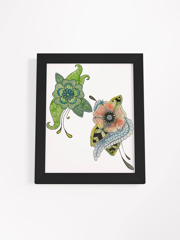 Flower Doodles Box Framed Poster product image (17)