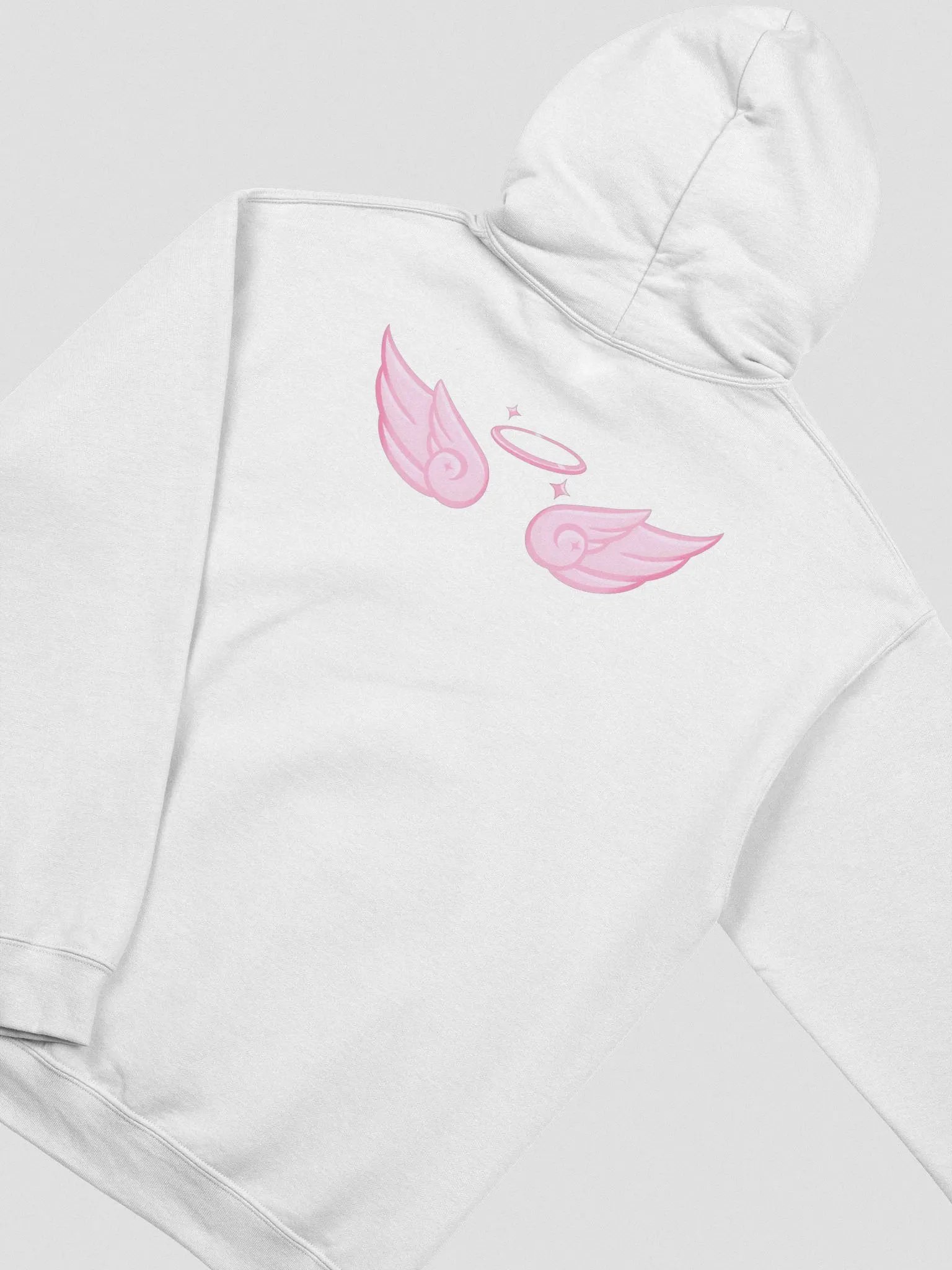 I'm No Angel Hoodie (Pink text) product image (1)