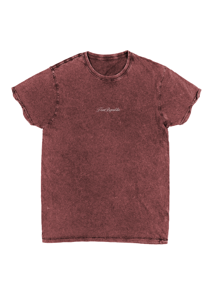 FeatRepublic StoneWashed Tee [RED] product image (1)