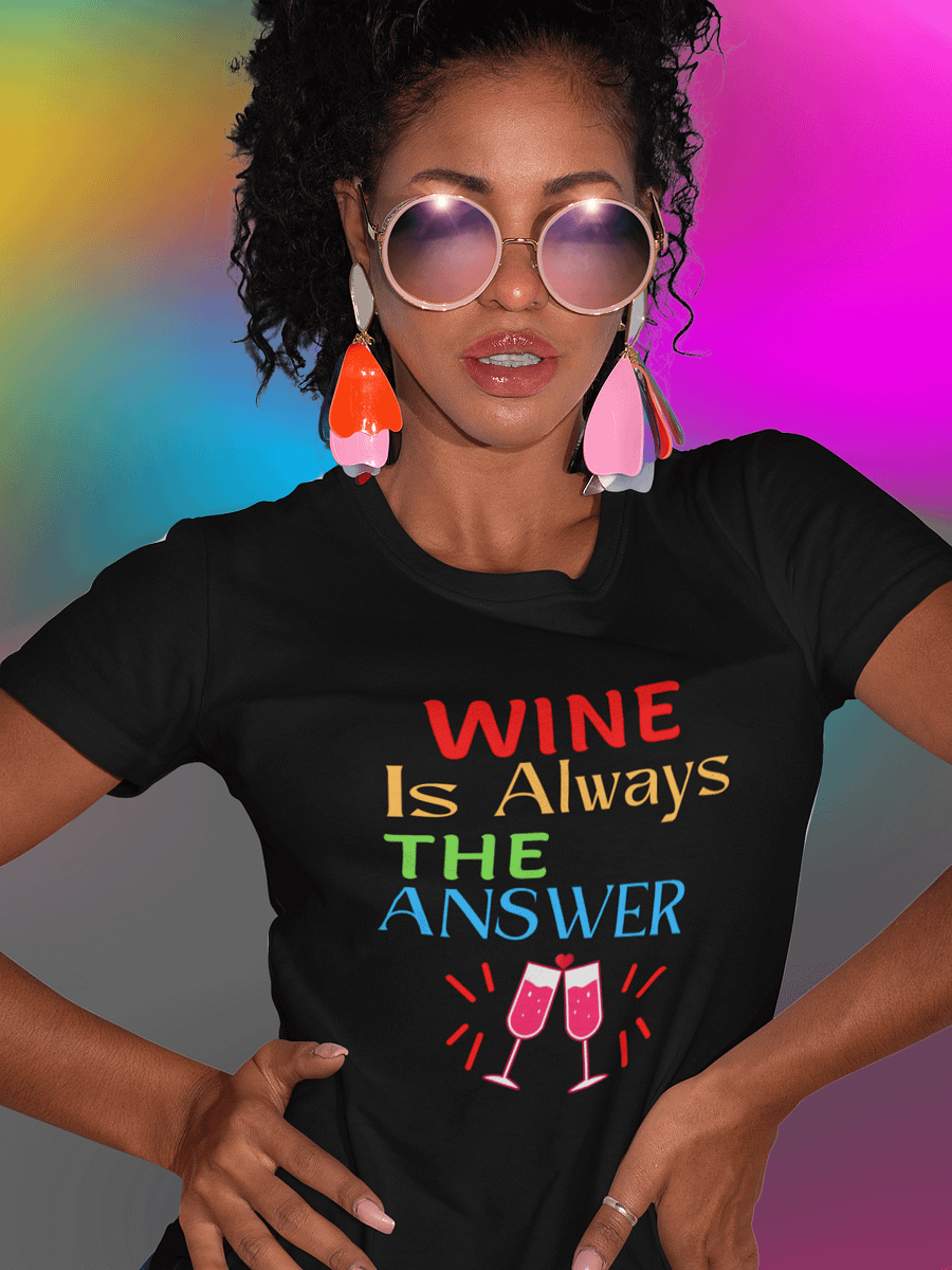 Wine is Always the Answer T-Shirt product image (1)
