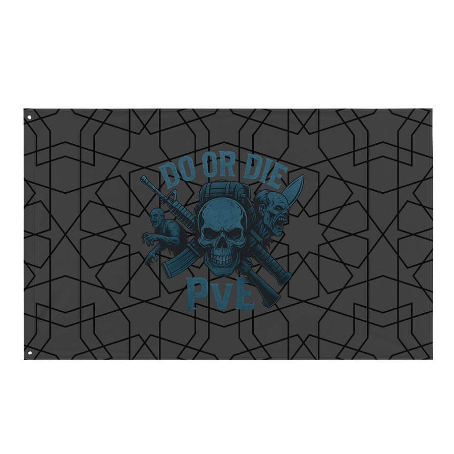 Sinister Skull All-Over Flag product image (1)
