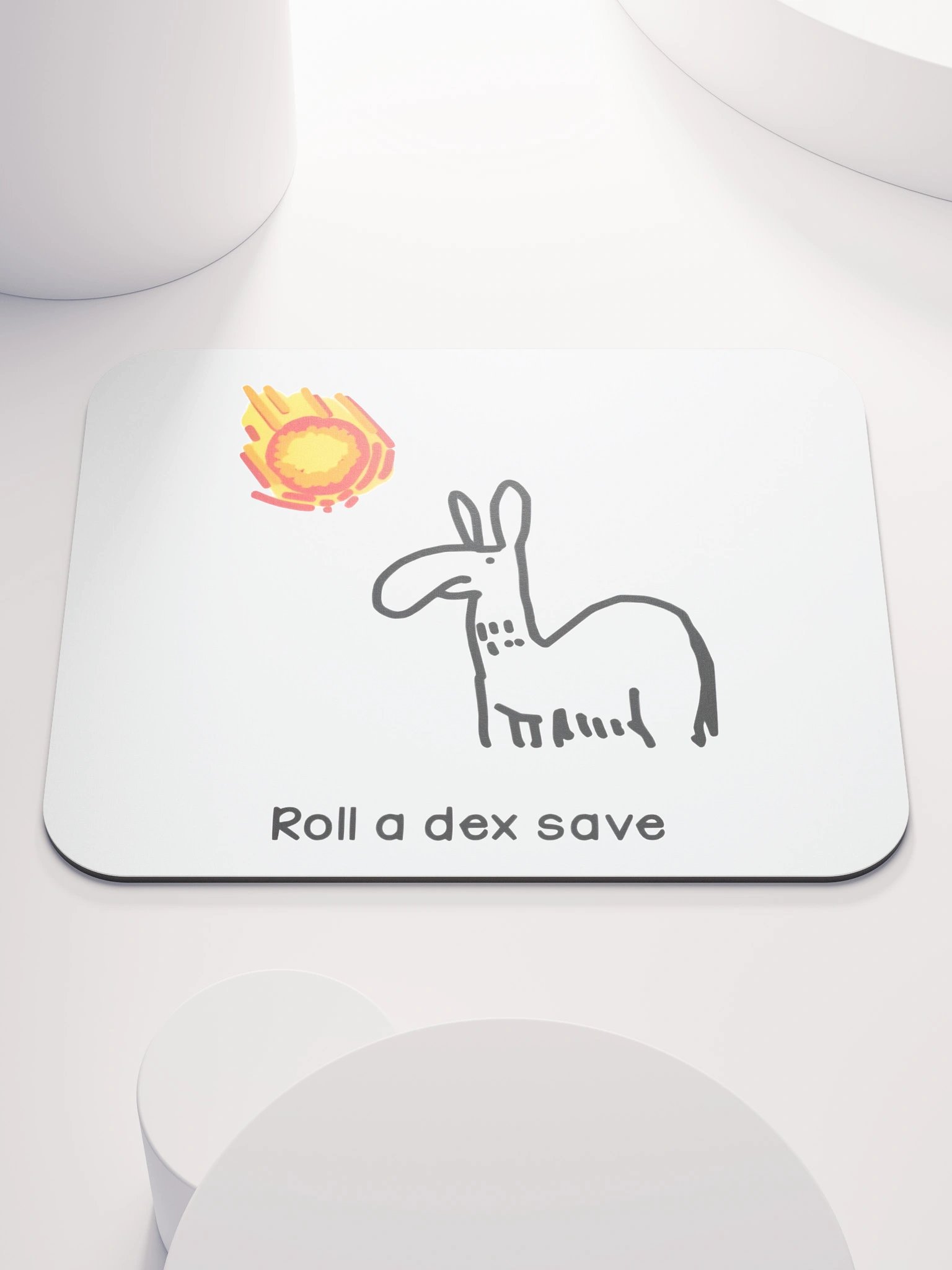 Roll a Dex Save - Mousepad/Dice Mat product image (1)