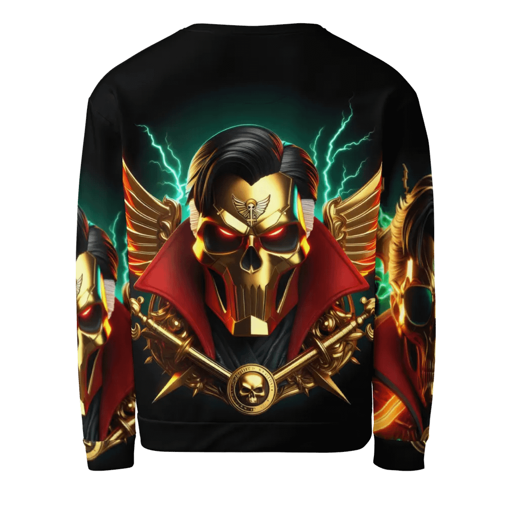 Golden Robot-Skull Face - Unisex Sweatshirt #26 product image (2)