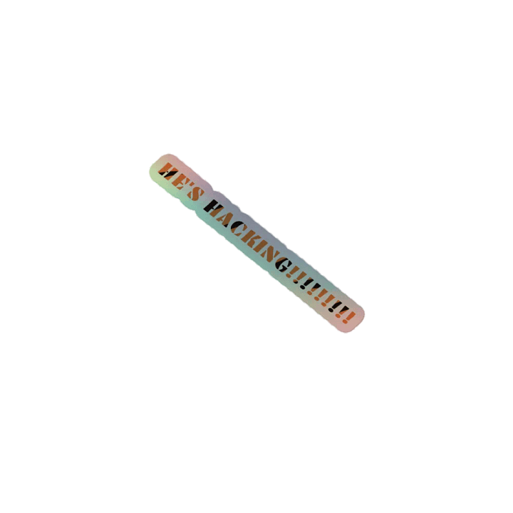 HACKUSATIONS STICKER product image (1)