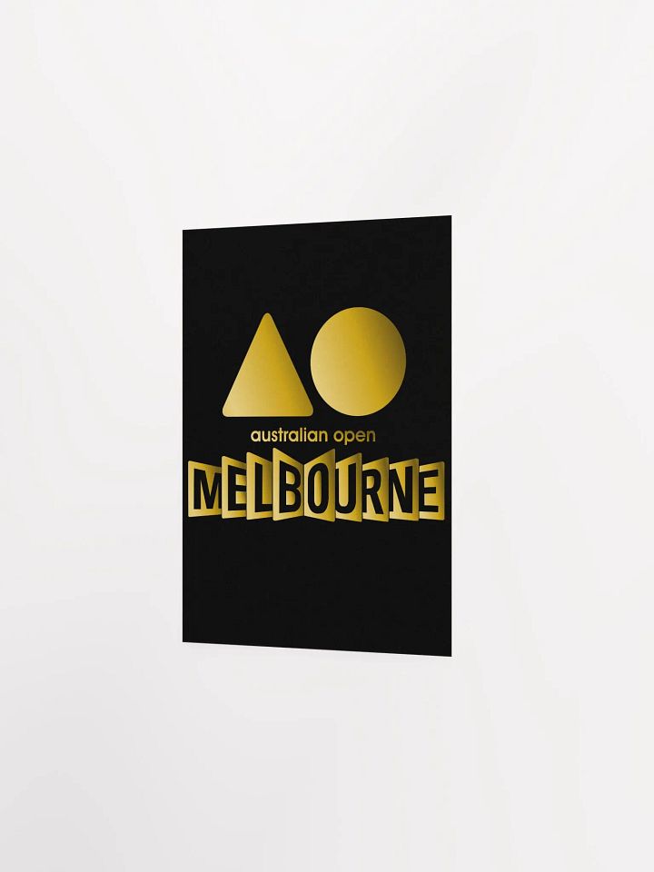 Golden Logo Australian Open Matte Poster product image (24)
