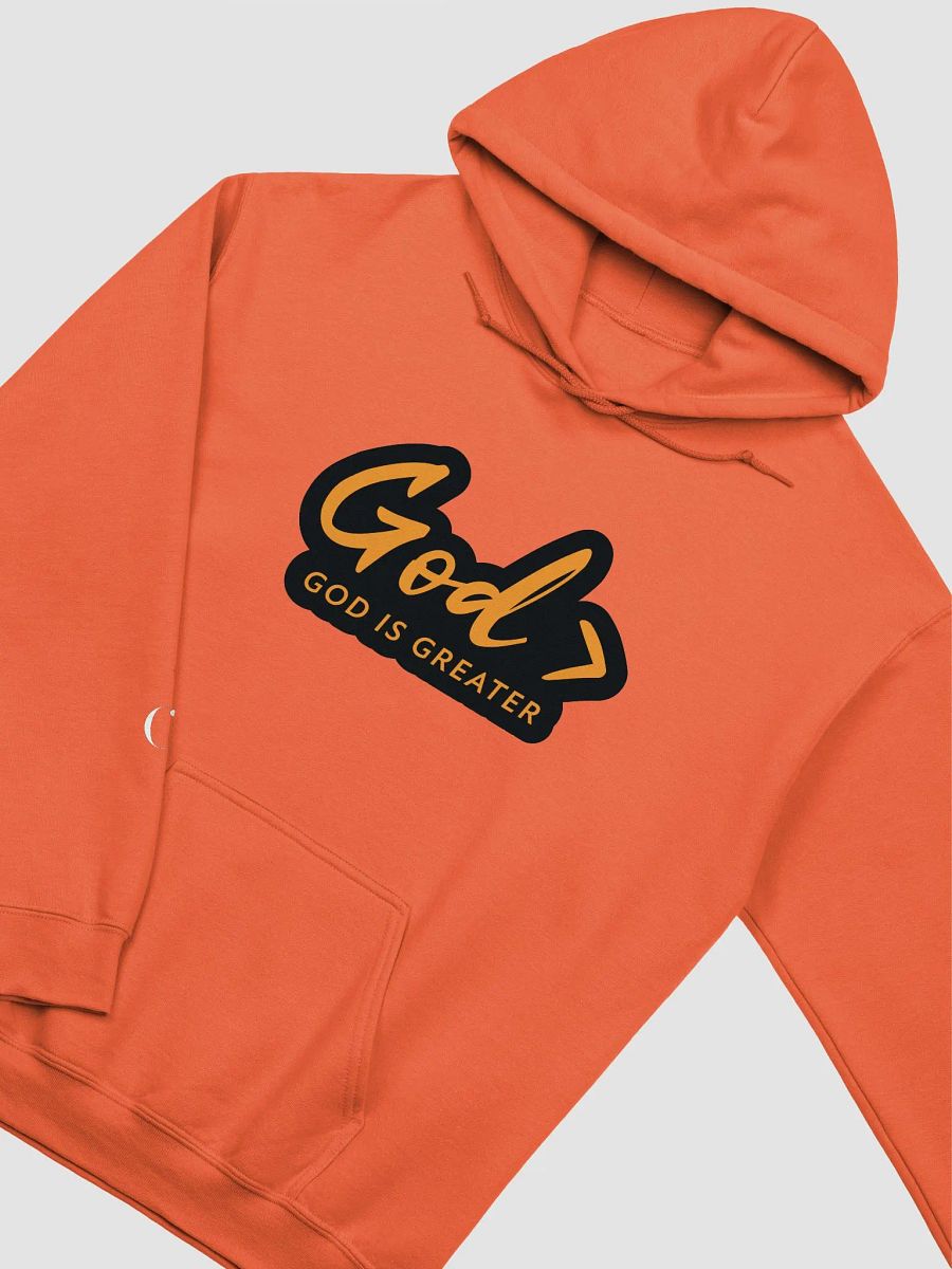 God > HOODIE - (ORANGE TEXT) product image (24)