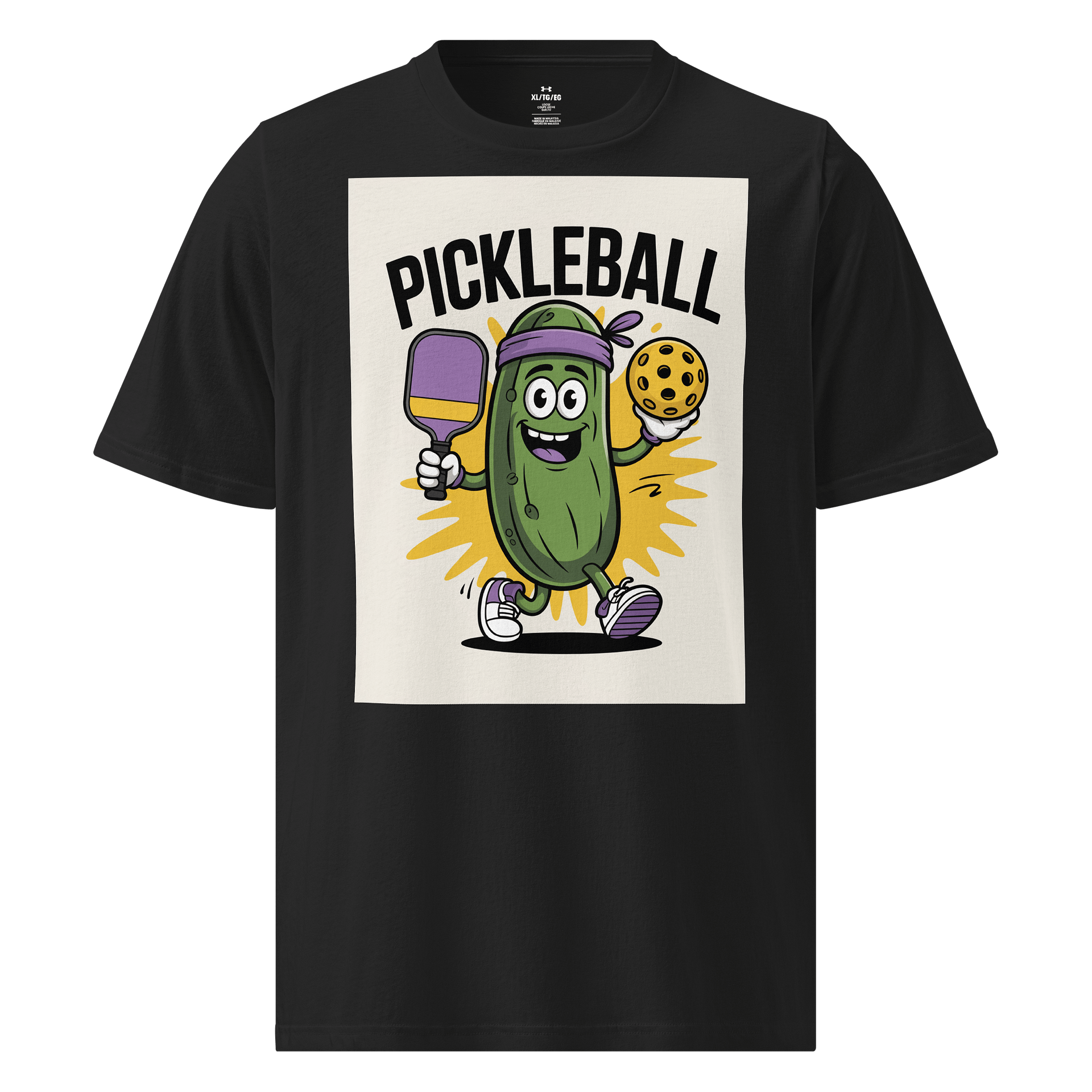 "Pickleball Power" Funny Pickle T-Shirt – Navy Edition product image (1)