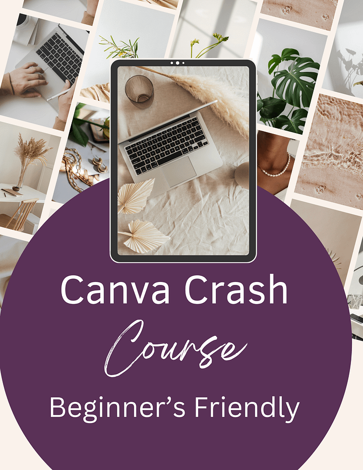 FREE Download- CANVA CRASH COURSE-BIGINNER'S FRIENDLY product image (1)