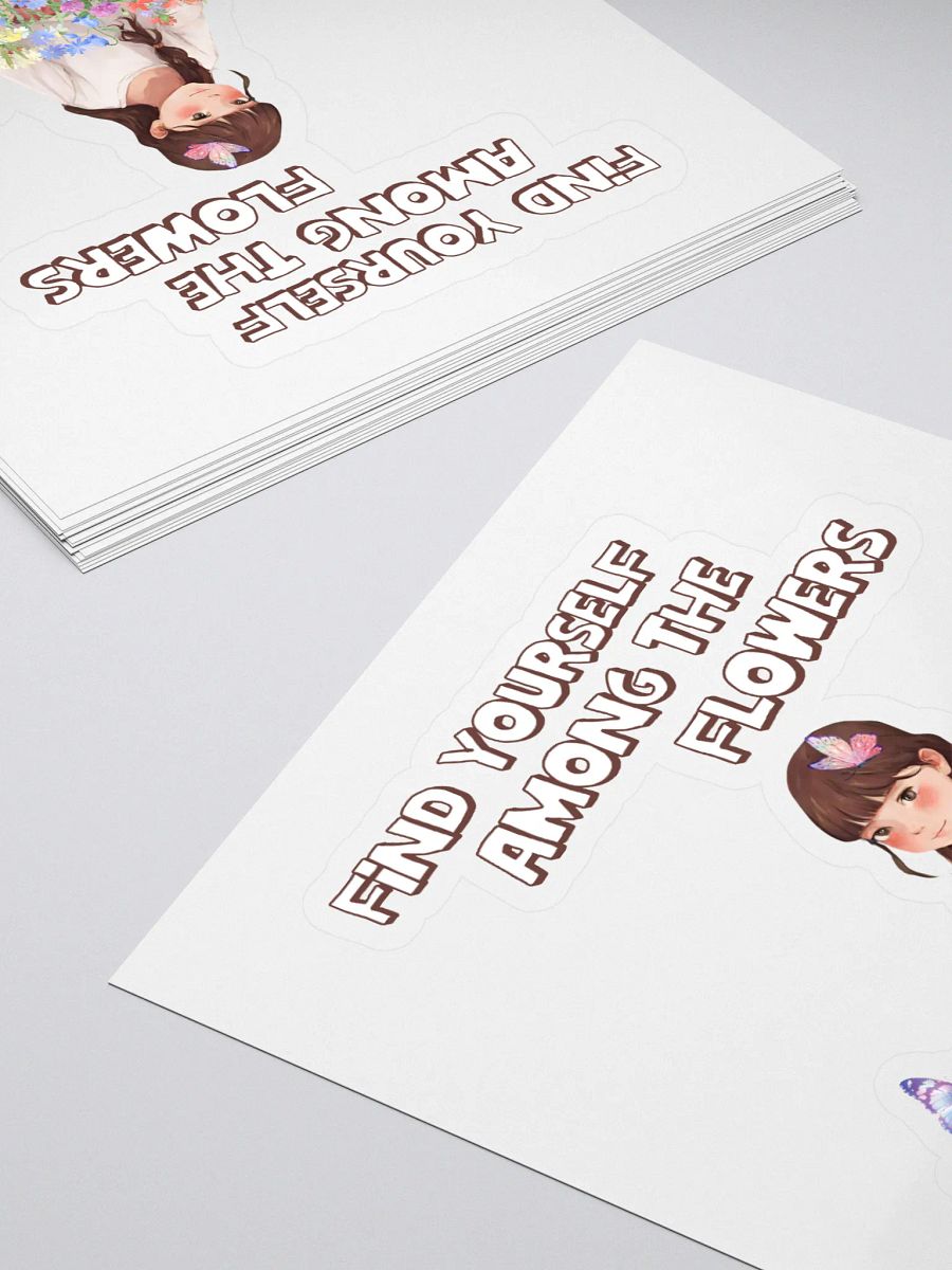 Find Yourself Among The Flowers - Sticker product image (4)