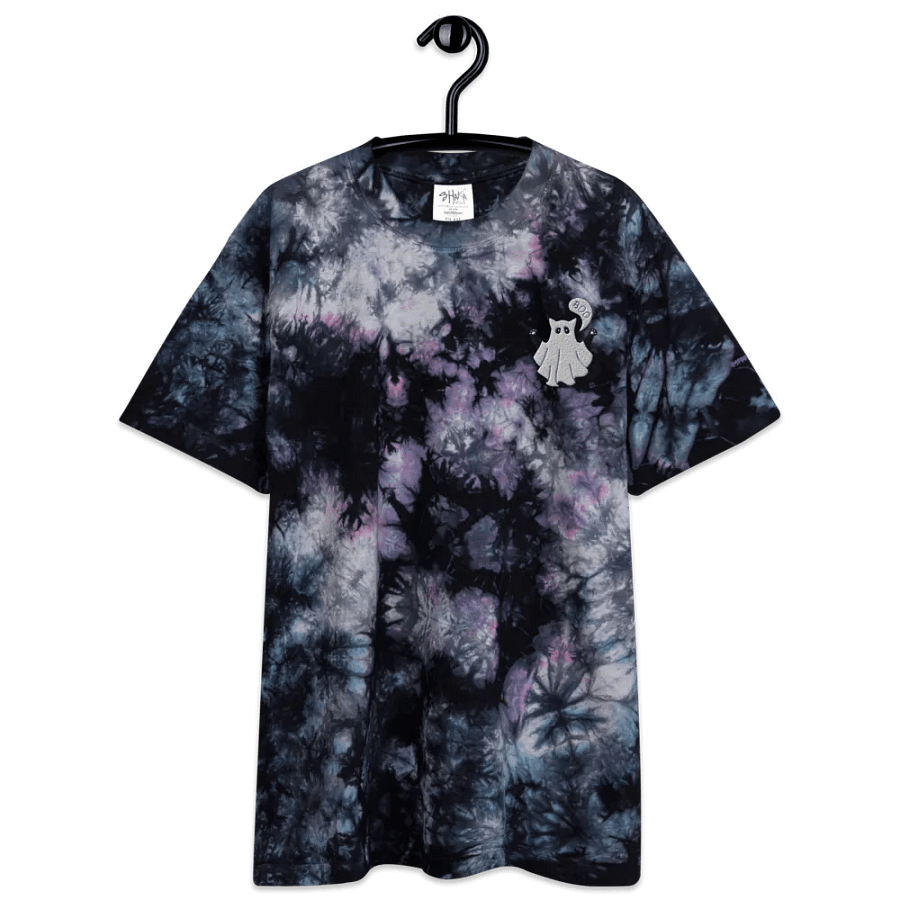 Boo-tiful Oversized Tie-Dye T-Shirt product image (7)