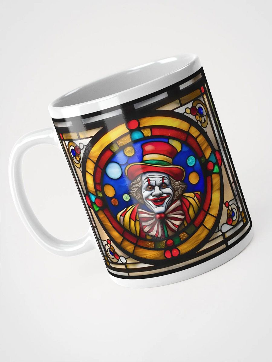 #003 Scrappy Slim Clown Stained Glass Mug product image (8)
