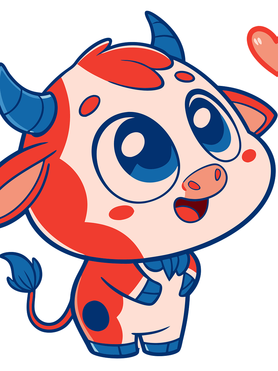 Clipart - Cute Baby Cows product image (5)