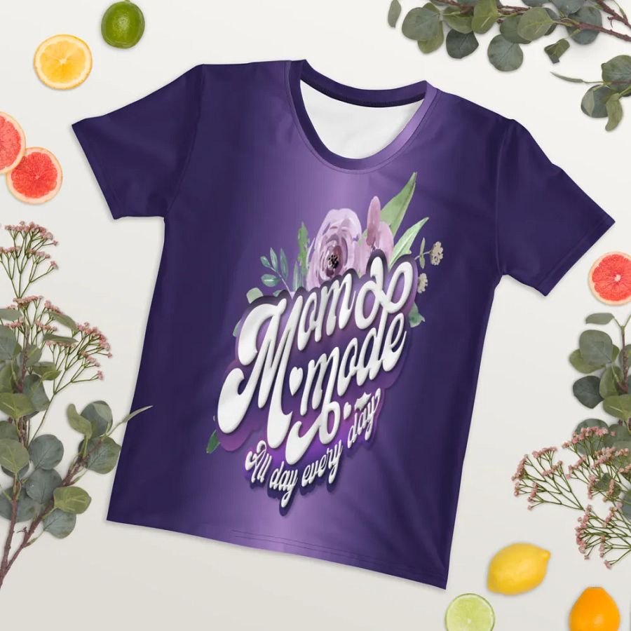 Mom Mode All Day Every Day All Over Print T-shirt product image (7)