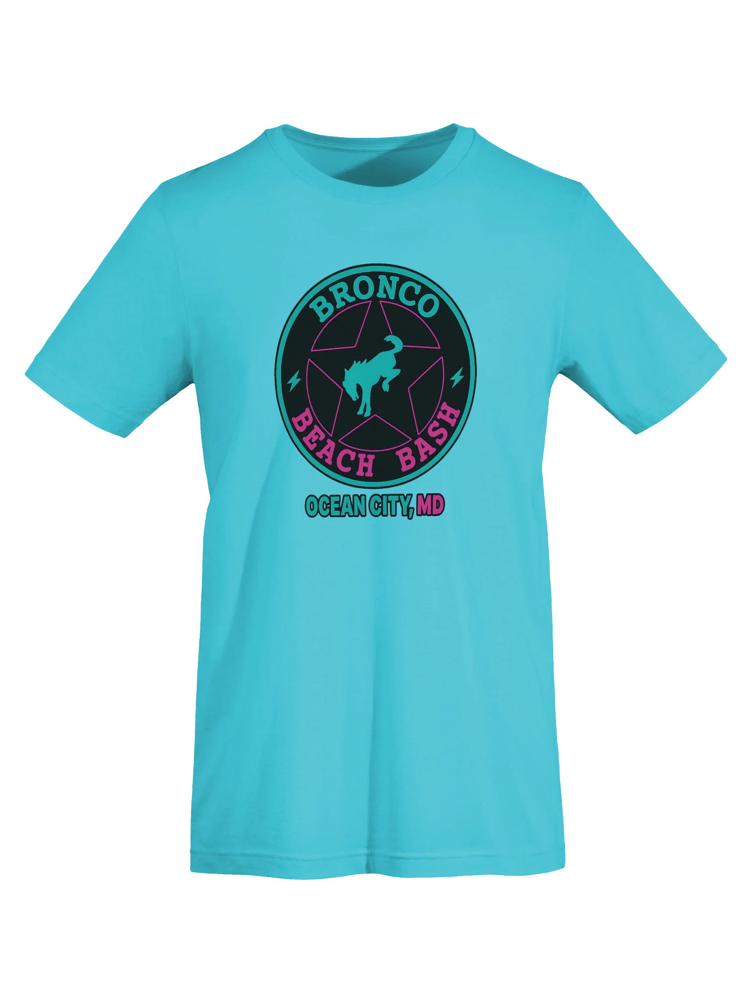 2025 Bronco Beach Bash Ocean City / Destination Bigfoot Bronco Collab | Full Frontal Bella + Canvas Supersoft T-Shirt (Multiple Colors Available) product image (8)