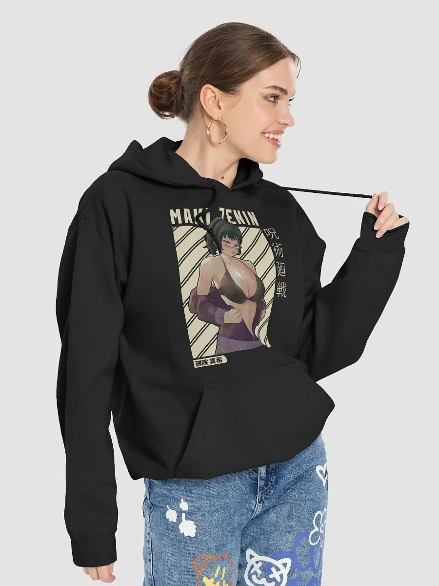 Jujutsu Kaisen Maki Zenin Fierce Beauty Sweatshirt – Gildan Midweight product image (4)