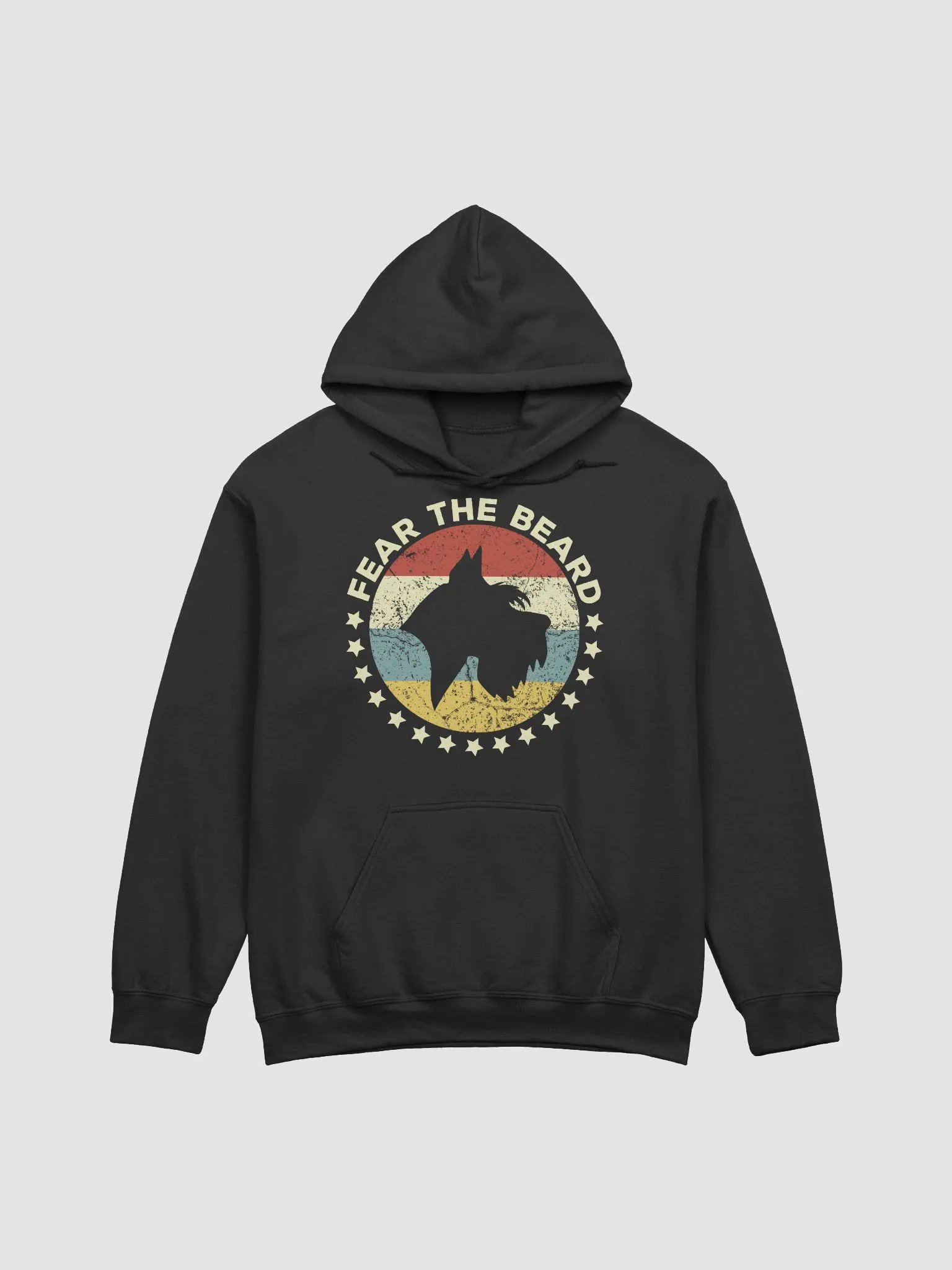 Fear the Beard Schnauzer Hooded Sweatshirt | Funny Hoodie for Schnauzer Paw-rents product image (4)