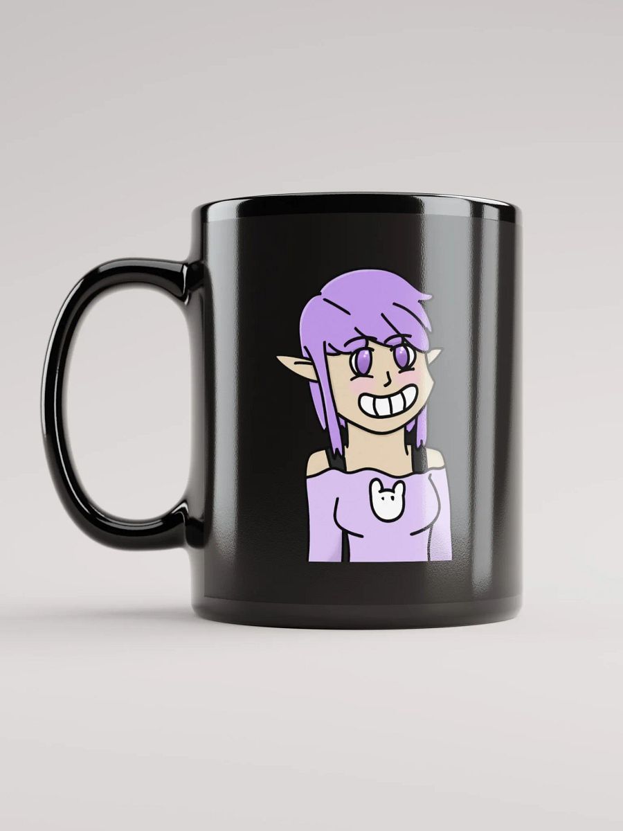 loki smiling black mug product image (2)