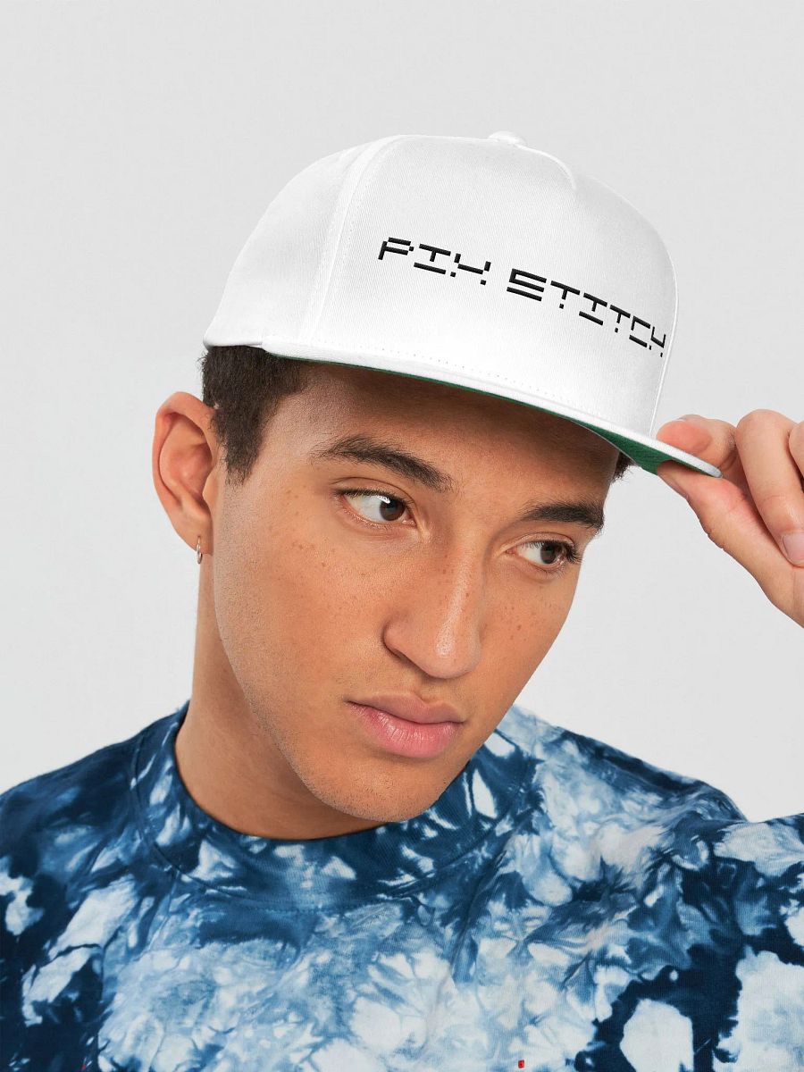 Pix Stitch Flat Snapback Cap product image (6)