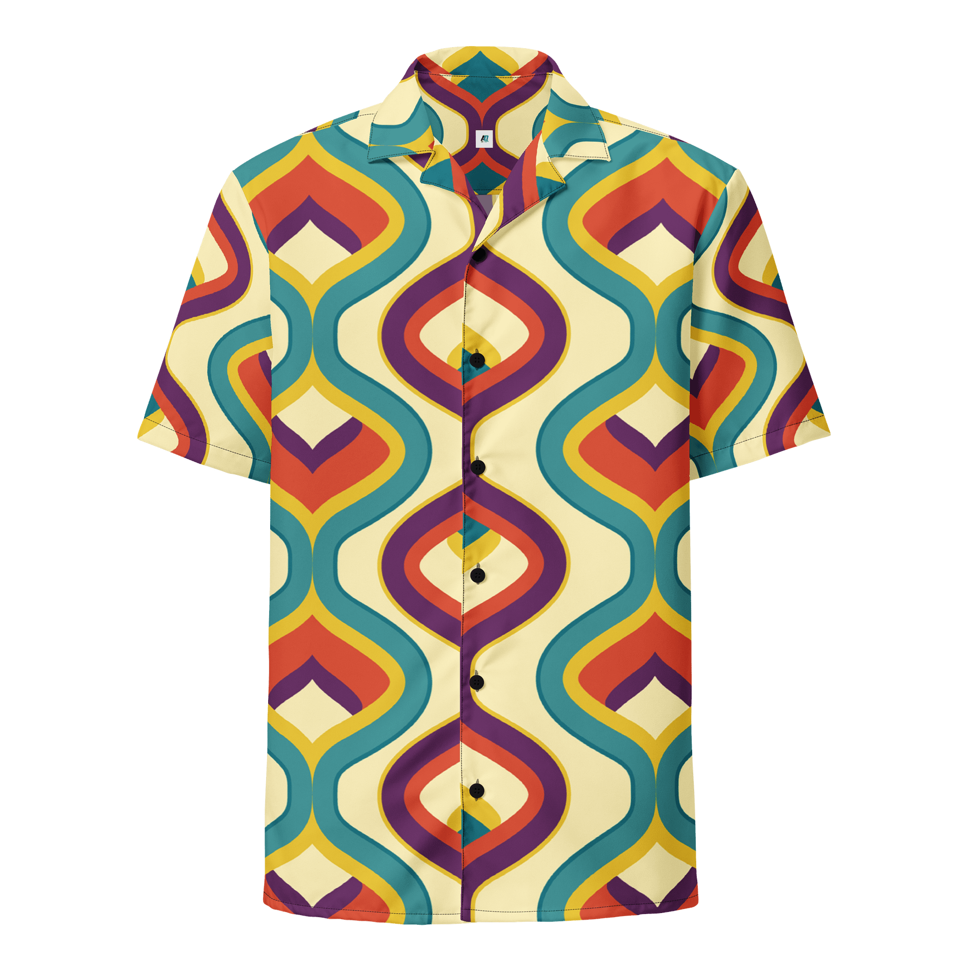Retro Reverie Hawaiian Shirt product image (1)