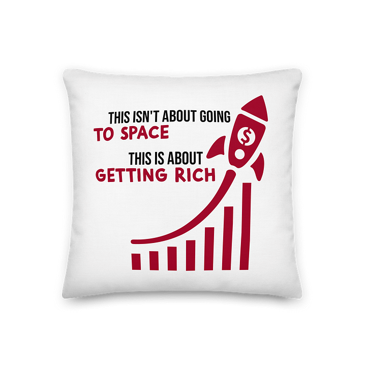 Getting Rich Pillow product image (1)