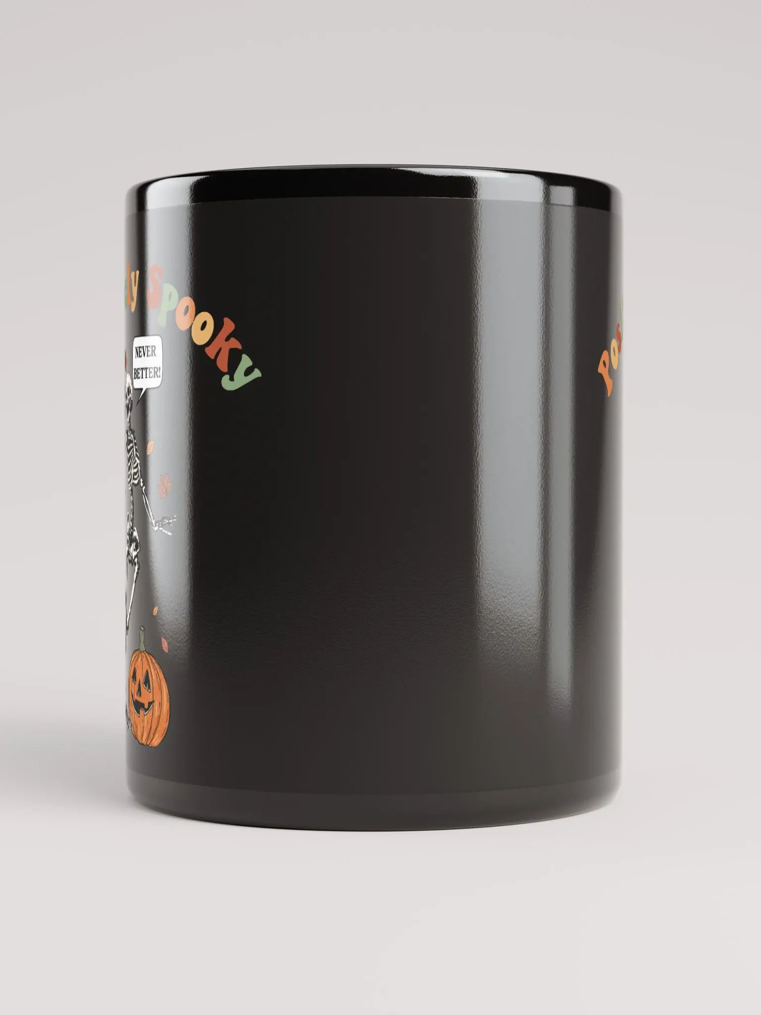 Retro Spooky Skeleton Halloween Mug product image (6)